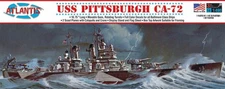 Atlantis Models 457 1/490 USS Pittsburgh CA72 Heavy Cruiser (formerly Revell)