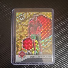 2021 Panini Mosaic FIFA World Cup Cristiano Ronaldo 114   Yellow Prizm