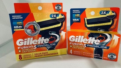 CVS Gillette Fusion5 ProGlide Shield Defense Men's Refill Cartridges 2 Pack 12ct