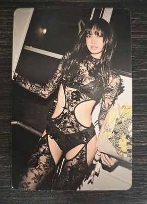 LISA BLACKPINK Moon Star KPOP Girl Photo Goddess Idol Card Lace