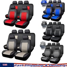 5-seat Pu Leather Car Seat Cover Universal Wear Resistant Auto Cushion Protector