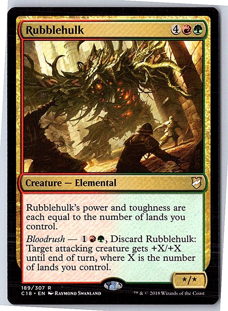 Rubblehulk Commander 2018 189 Near Mint