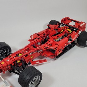 Vintage LEGO Ferrari F1 8674 Racer 1:8 Indy Race Car Stickers Clean 98% Complete
