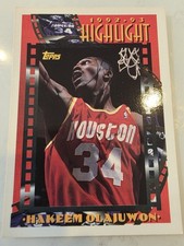 1993 Topps Hakeem Olajuwon MVP 2 Hall Of Fame