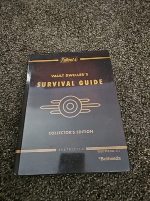 Fallout 4 Vault Dweller's Survival Guide Collector's Edition Harcover Sealed