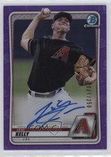 2020 Bowman Chrome Prospect Purple Refractor 27/250 Levi Kelly #CPA-LK Auto pe8