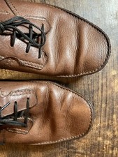 Clarks Flex light Leather Shoes Brown Size 8