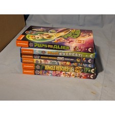 Paw Patrol DVD Lot of 6 Mighty Pups Jungle Rescues Meet Everest Pups Save Alien