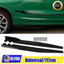 Pair For Cadillac Ct4 Ct5 Ct6 46" Side Skirt Extension Rocker Panel Splitter US