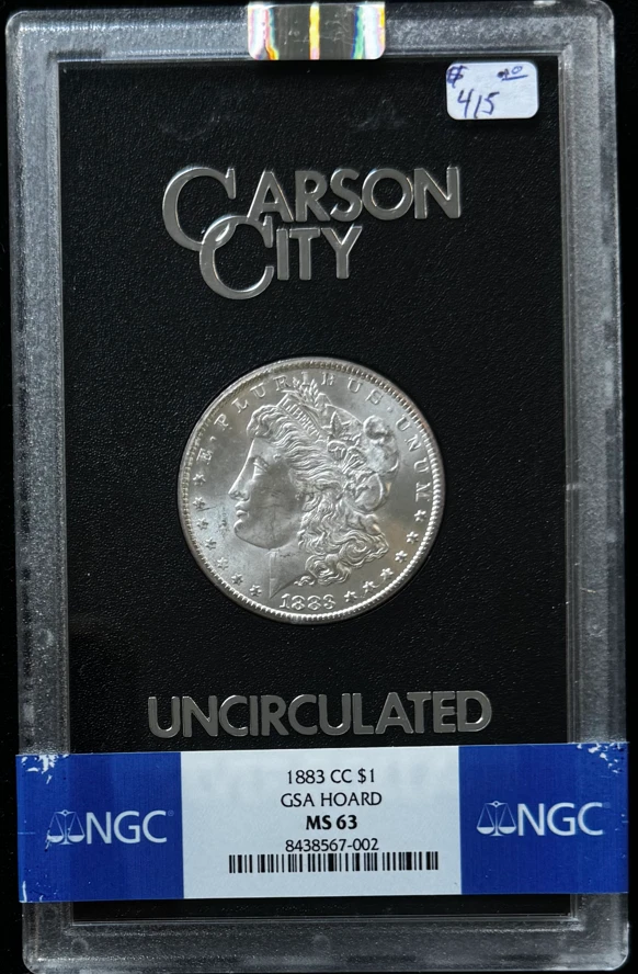 Uncirculated Carson City 1883 Year Morgan US Dollars (1878-1921