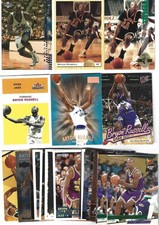 Bryon Russell 27 Card Lot All Different Utah Jazz
