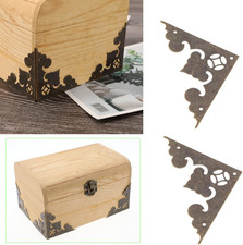 24Pcs Corner Protector Vintage Metal Antique Decorative Box Corner Protector ...