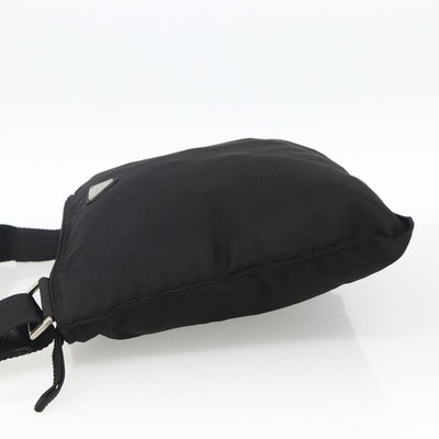 PRADAバッグ PRADA Shoulder Bag Nylon Black Silver Auth BSZ154 | eBay