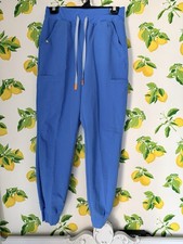 FIGS Technical Collection Blue Jogger Cargo Scrub Pants Sz Small