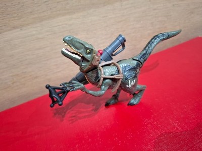 VELOCIRAPTOR BLUE Bashers and Biters mit Waffe ALLES FUNKTIONSFÄHIG UND GESUND