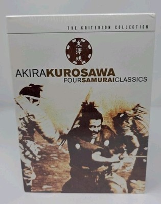 Akira Kurosawa - Four Samurai Classics (DVD, 2002, 4-Disc Set, Criterion Col.)