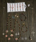 Vintage To Now Estate Christmas Costume Jewelry Lot 5