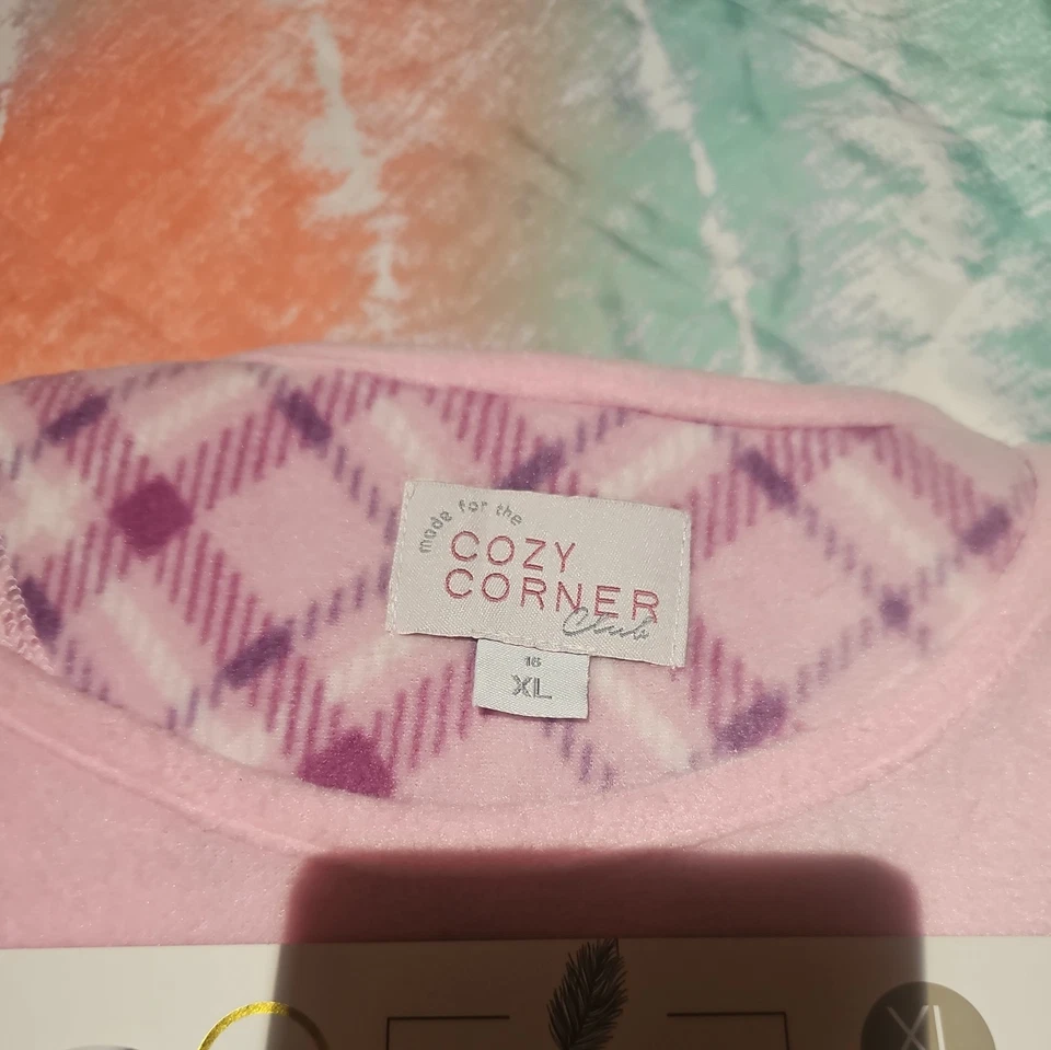 JUEGO DE PIJAMA COZY CRITTERS SUPERIOR SUAVIDAD ROSA 2 PIEZAS TALLA S(4-6) Foto 4 de 4