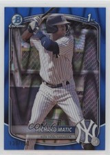 2025 Bowman Chrome Prospects Blue RayWave Refractor 139/150 Richard Matic 1k9t