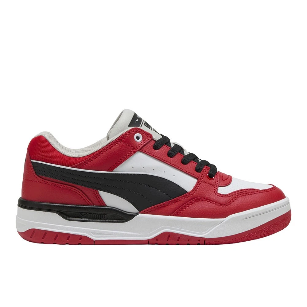 PUMA Rebound Retro Lace Up Mens Black Sneakers Casual Shoes 