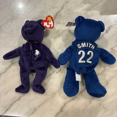 Princess Diana & E Smith Beanie Baby Ty Limited Edition #22 Bear with Tags USED