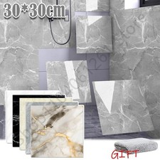 10-50 Pvc Marble Wall Stickers Self Adhesive Waterproof Tile Floor Kitchen Decor