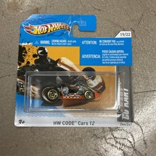 2012 Hot Wheels #244 HW Code Cars 19/22 GO KART Orange w/Gold 5 Spoke Wheels