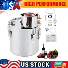 Alcohol Still 10Gal/38L Water Alcohol Distiller w/ Build-in Thermometer for Home