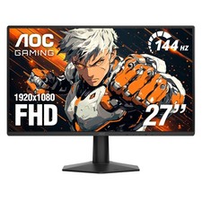 Gaming Monitor 27 Inch FHD 144Hz Fast IPS 0.5ms HDR Black AOC 27G51F LED