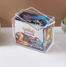 Pokemon Magnetic Booster Box Acrylic Case Pok mon Booster Box Protective Display