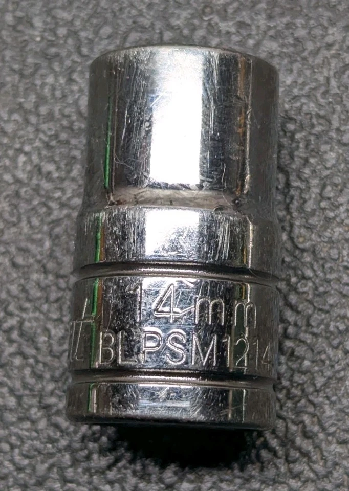 Blue Point Tools BLPSM1214 6 Point 1/2" Drive 14mm Shallow Metric Socket LOOK!!! - Image 2 of 4