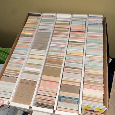 Large Assorted baseball Cards stock in Storage Box 5000 count