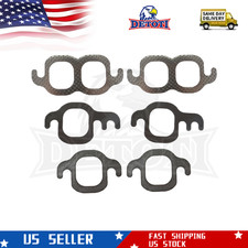 Exhaust Manifold Gasket Set Fits 57-95 Chevy Sbc 265 283 302 305 307 327 350 V8 Exhaust Manifold Gasket Set Fits 57-95 Chevy Sbc 265 283 302 305 307 327 350 V8