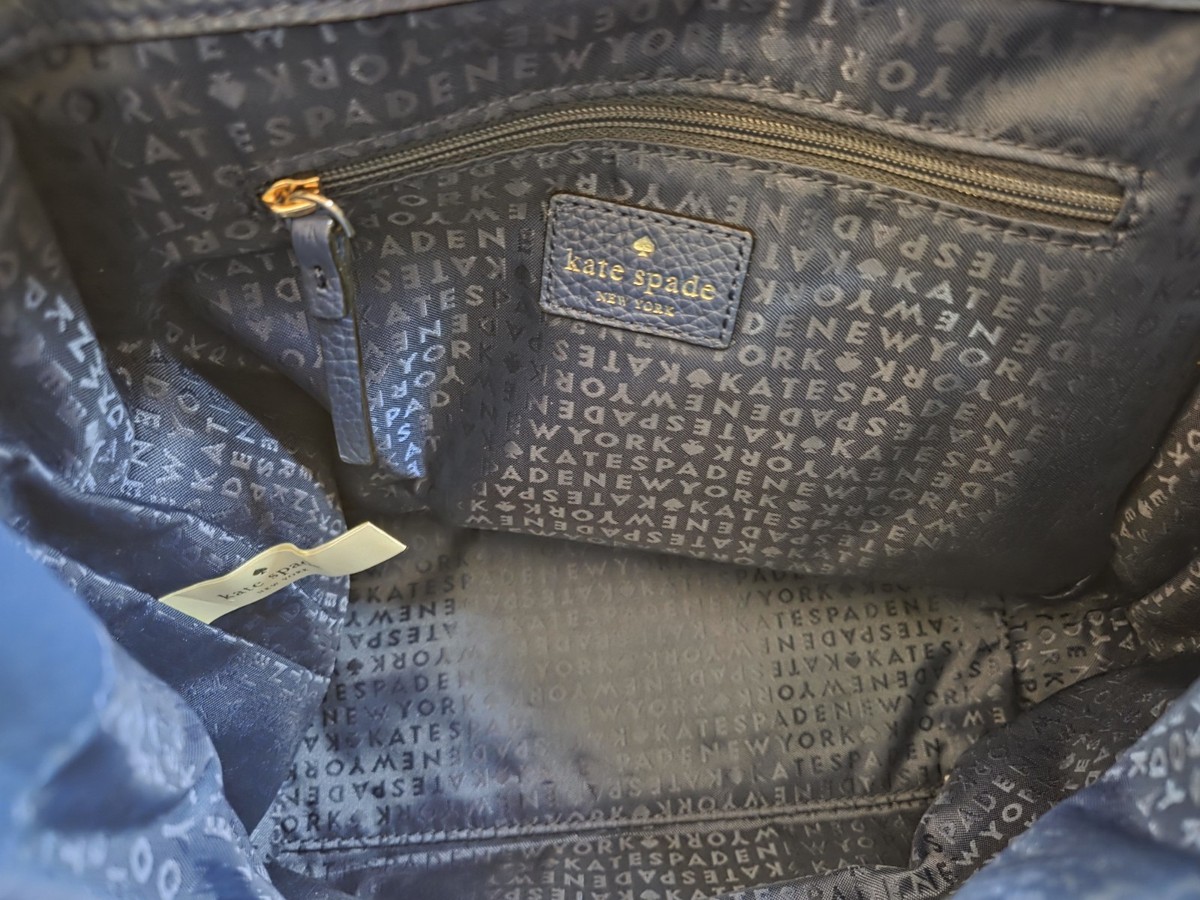 KATE SPADE Mulberry Street Small Breezy Blue Pebbled Leather  display picture 2
