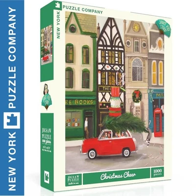 NEW YORK PUZZLE COMPANY CHRISTMAS CHEER New York Puzzle Co 1000 Teile Janet Hill zufälliger Schnitt Puzzle NPZJH2456