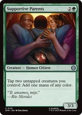 MTG SPM NM Uncommon Supportive Parents #119