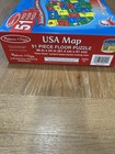 Melissa & Doug USA Map Floor Puzzle 51 Piece Homeschool US Geography — photo 2