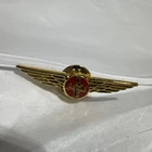 Small Vintage Coca Cola Wing Lapel Hat Pin Gold Toned  Coke