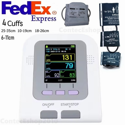 #ad Infant Child Adult digital blood pressure monitor NIBP 4 Cuffs USB pc software $69.99