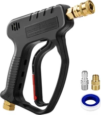MEKOH Short Pressure Washer Gun, 5000PSI Stubby Pressure Washer Spray Gun for Ca