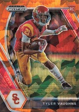 2021 Panini Prizm Draft Picks - Tyler Vaughns #160 Orange Ice Prizm (RC)