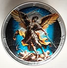 Saint Michael Archangel - American Silver Eagle 1oz .999 Silver Dollar Coin