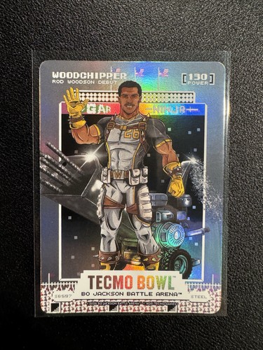Bo Jackson Battle Arena Tecmo Bowl #130 Woodchipper Rod Woodson Scoreboard Steel