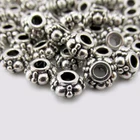 Bumpy Spacer Beads 6mm Antiqued Silver Plated Beads B259425 - 50, 100 Or 200PCs