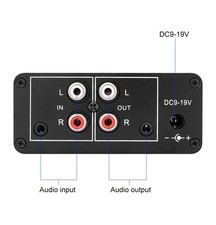 Pretty Sound Preamplifier Without Power Adapter Wide Utility Easy Carrying
