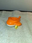 Vintage Fisher Price Little People Orange Airplane Plastic Plane