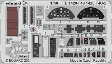 Eduard FE1428 1/48 - for MAGIC FACTORY Photo Etch Detail Set