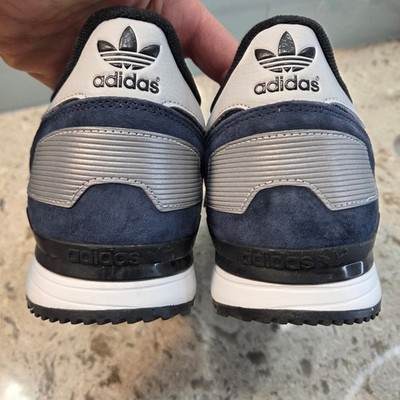 Adidas ZX 700 Mens Navy Grey Suede Mesh Running Shoes S79182 Size