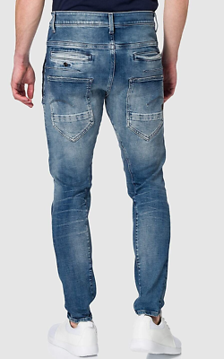 NWT G-STAR RAW Sz32x32 D-STAQ 3D SKINNY STRETCH DENIM JEANS FADED
