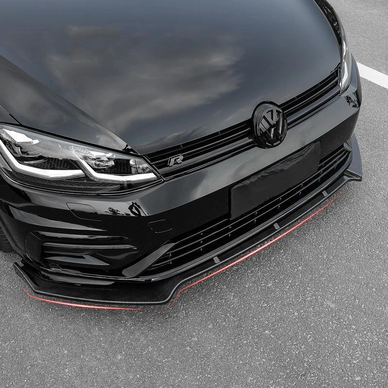 Auto Frontspoiler Frontlippe Spoiler für VW Golf 7 MK7 7.5 R GTI GTD 2014  2015 2016 2017 2018 2019  FrontstoßStange Splitter FrontstoßStangenlippe  Autoantikollisionsschutz : : Auto & Motorrad